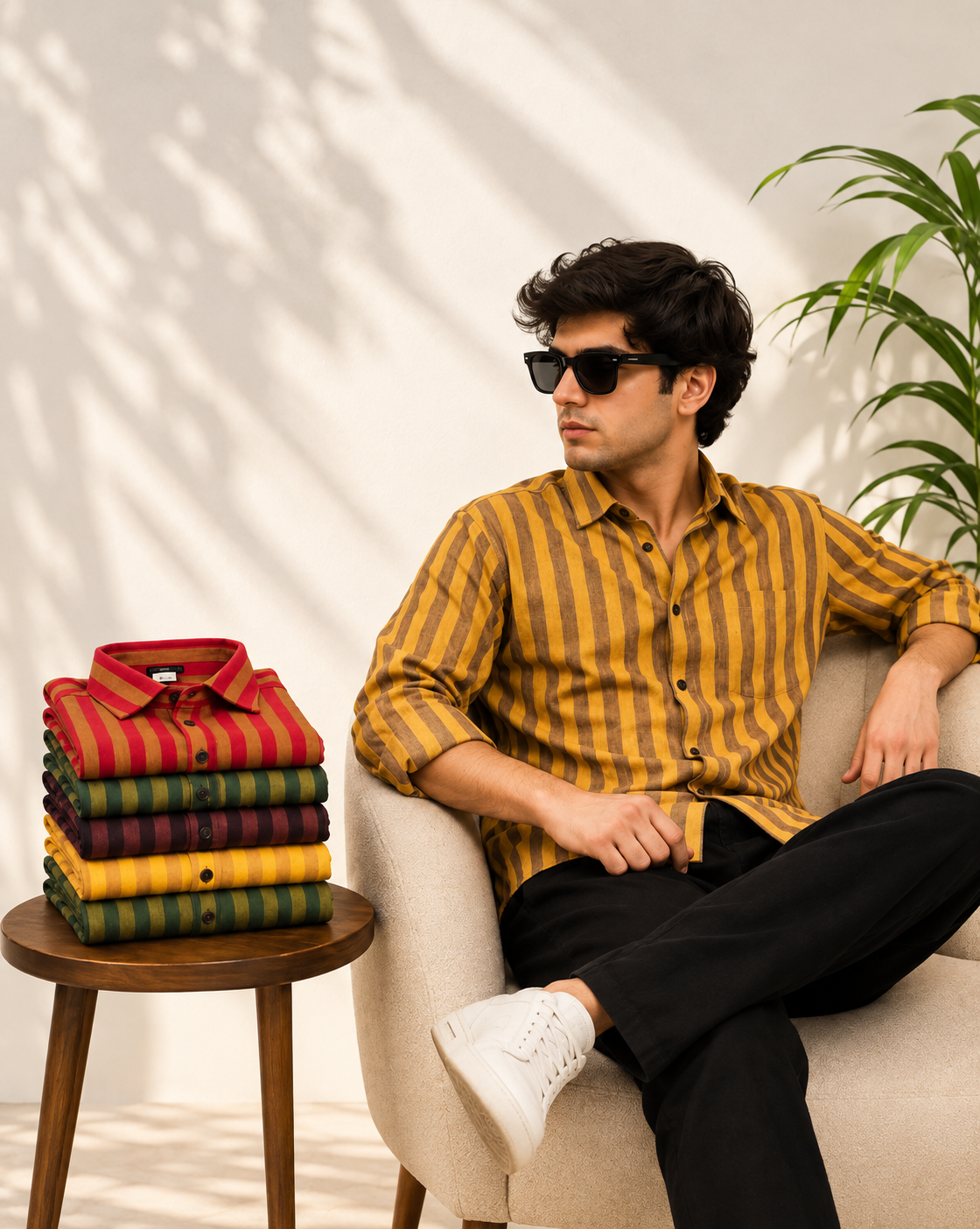 Full Sleeves Khadi Shirt